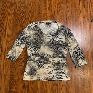 Sheena's Leopard Print Top with Glitter